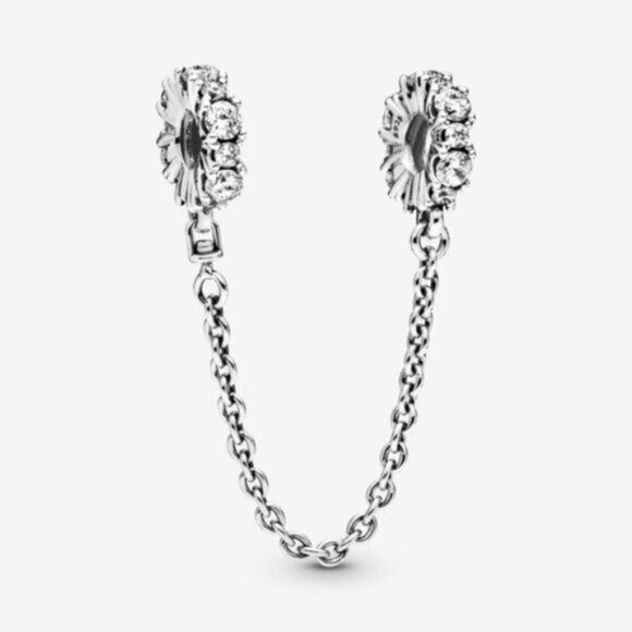 Pandora Glorious Safety Chain Charm - Picture 1 of 2